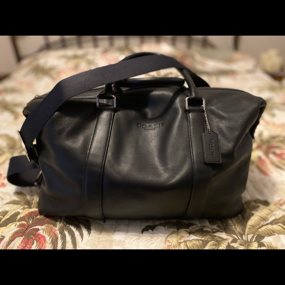 Coach All Leather Travel Bag
